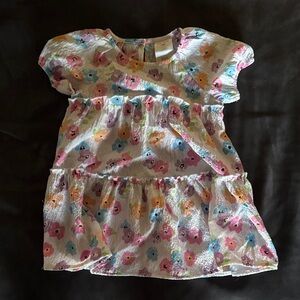 Okie Dokie Floral Toddler Dress
